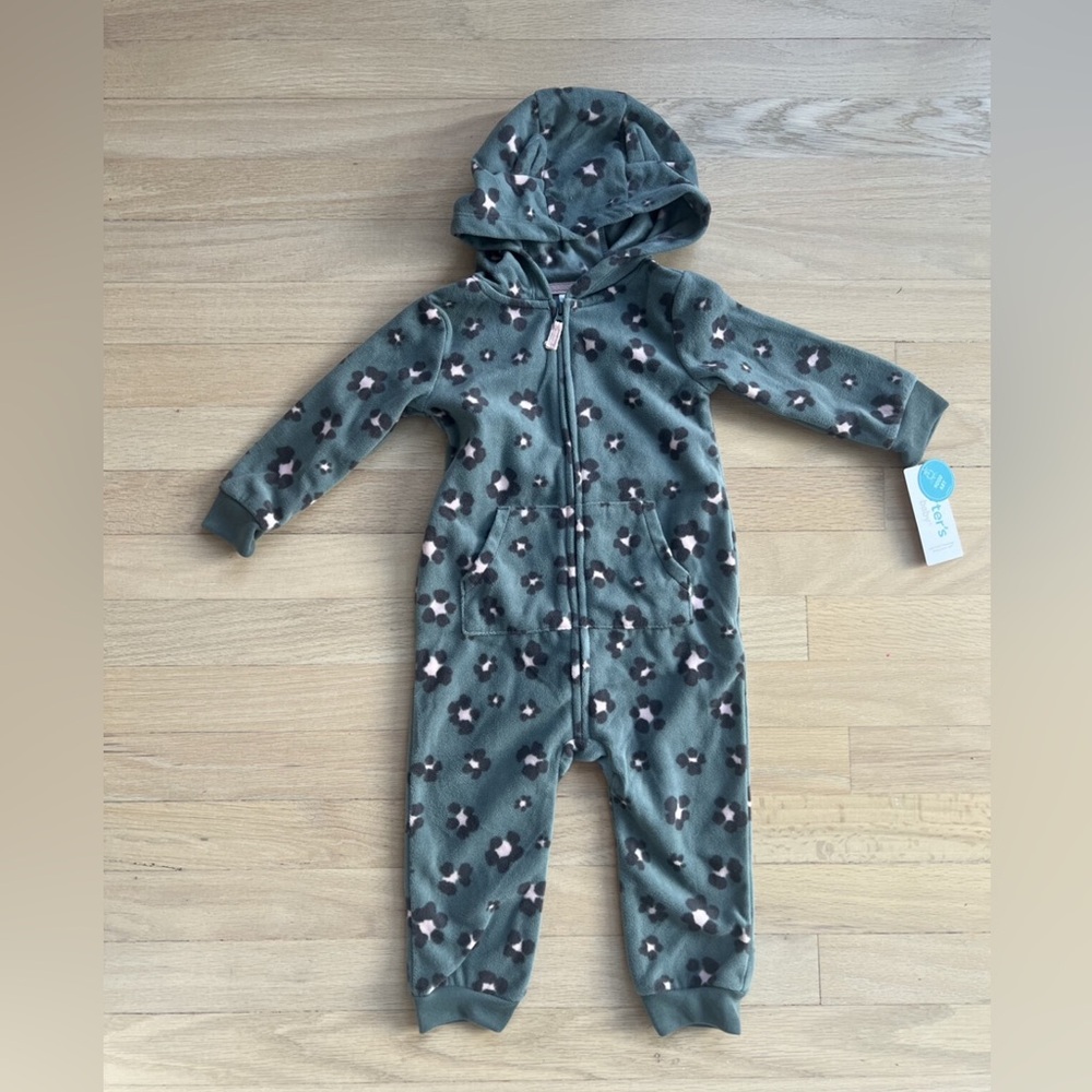 Fleece Spotted Cozy Zip Up